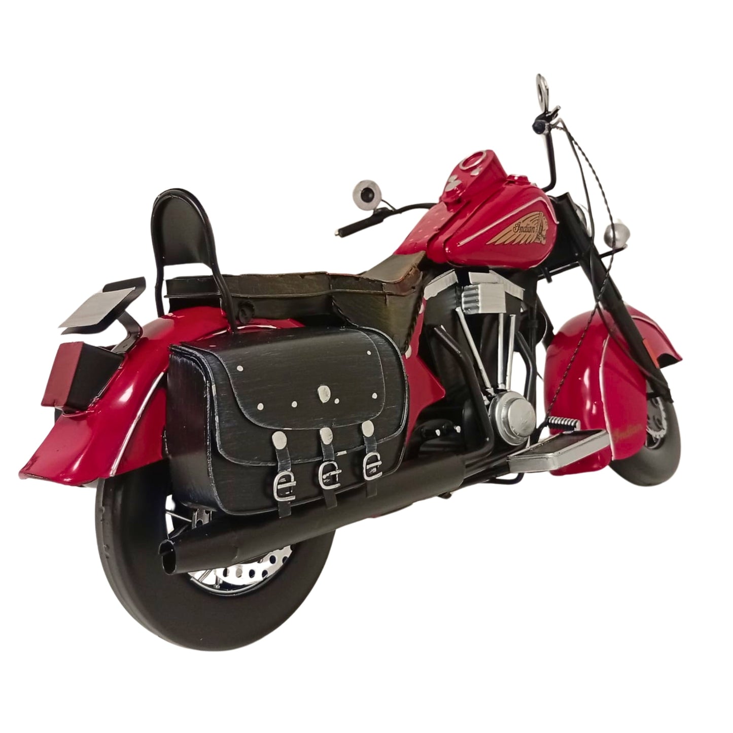 Motorcycle Model Large | Handcrafted Indian-Style| Display | Collectible