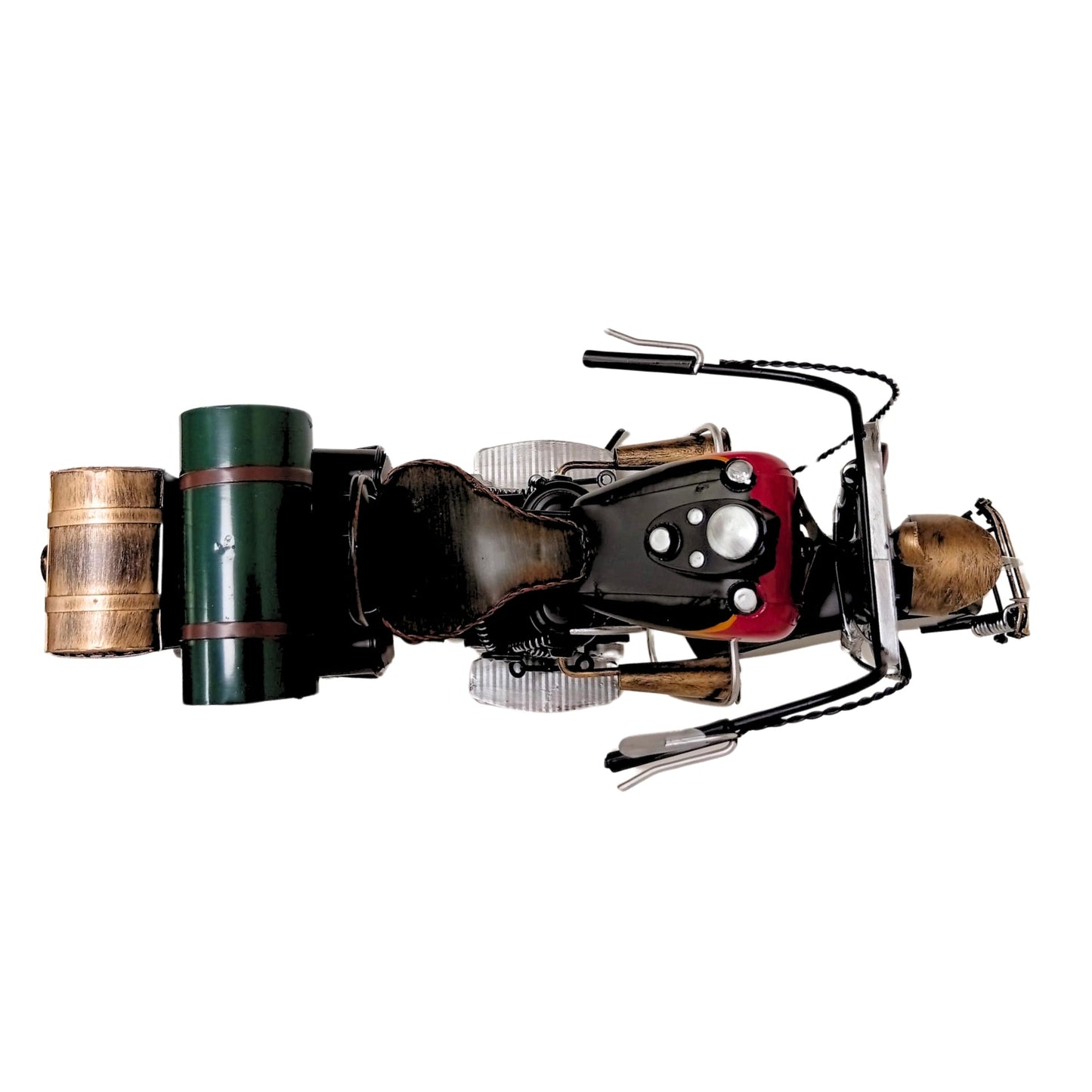 Vintage Motorcycle Model – Handmade Retro Collectible 29 cm