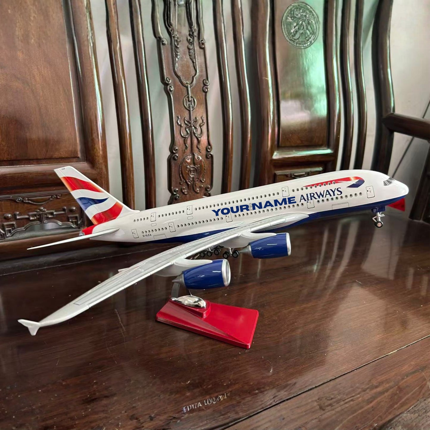 Personalised British Airways A380 Model