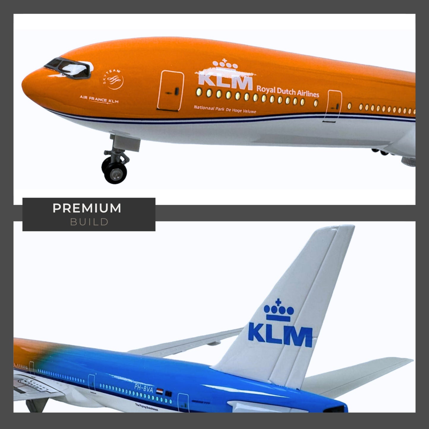 KLM Boeing 777 Model Plane 1:57