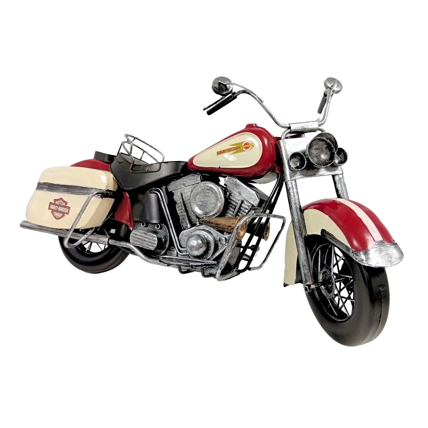 Harley-Style Motorcycle Model | Vintage Motorbike | Ideal Gift - Authentic Replicas & Models