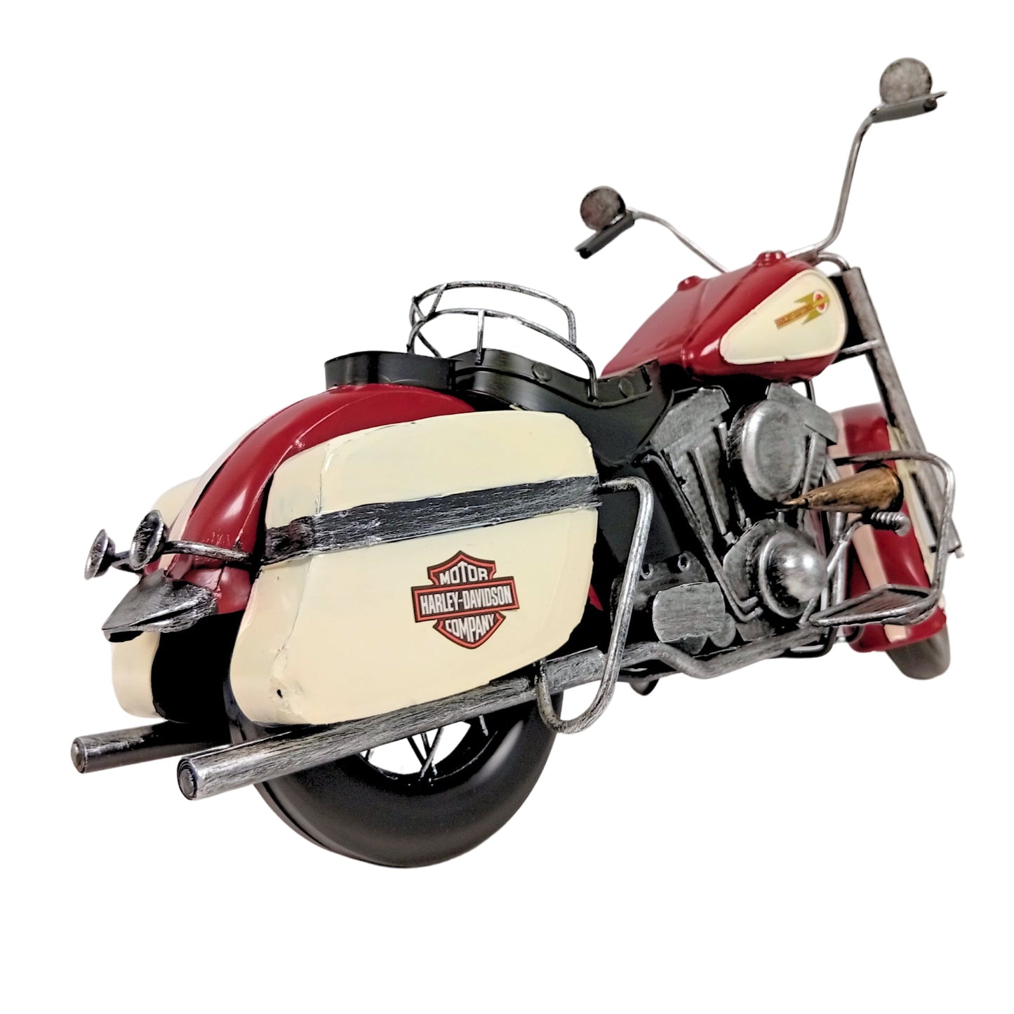 Harley-Style Motorcycle Model | Vintage Motorbike | Ideal Gift -Authentic Replicas & Models
