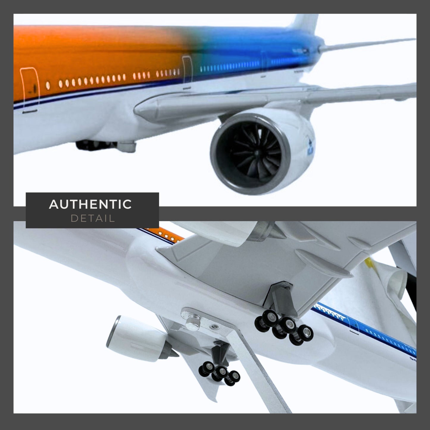 KLM Boeing 777 Model Plane 1:57