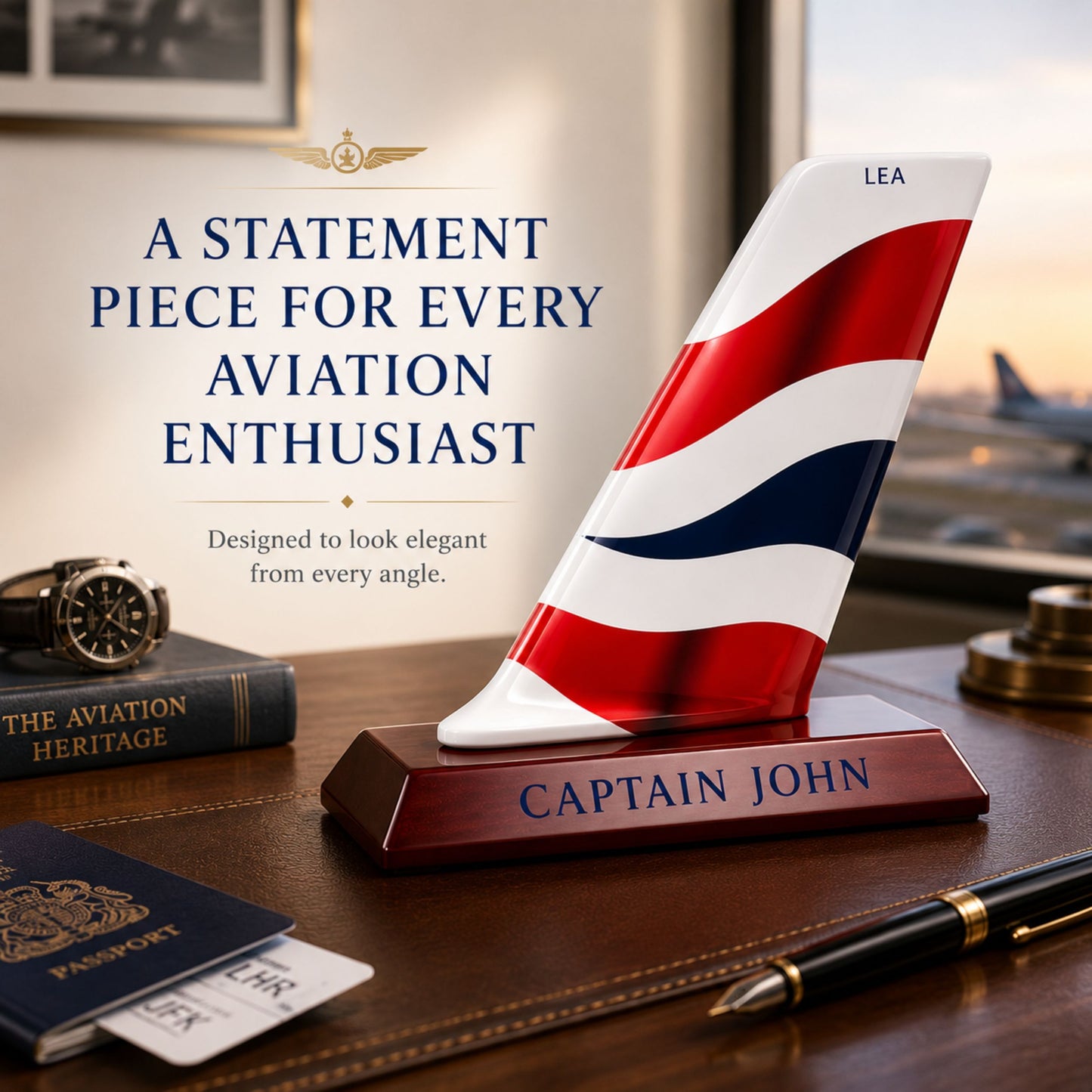 Personalised British Airways Tail Fin Decor