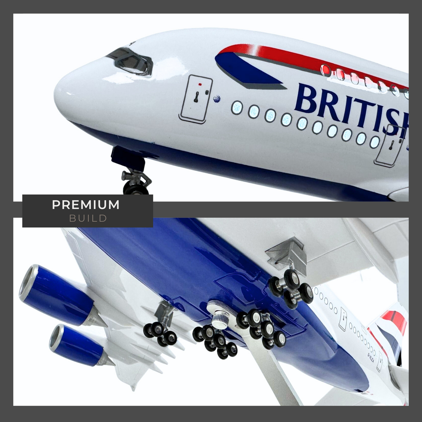 British Airways Airbus A380 Model Plane 1:160