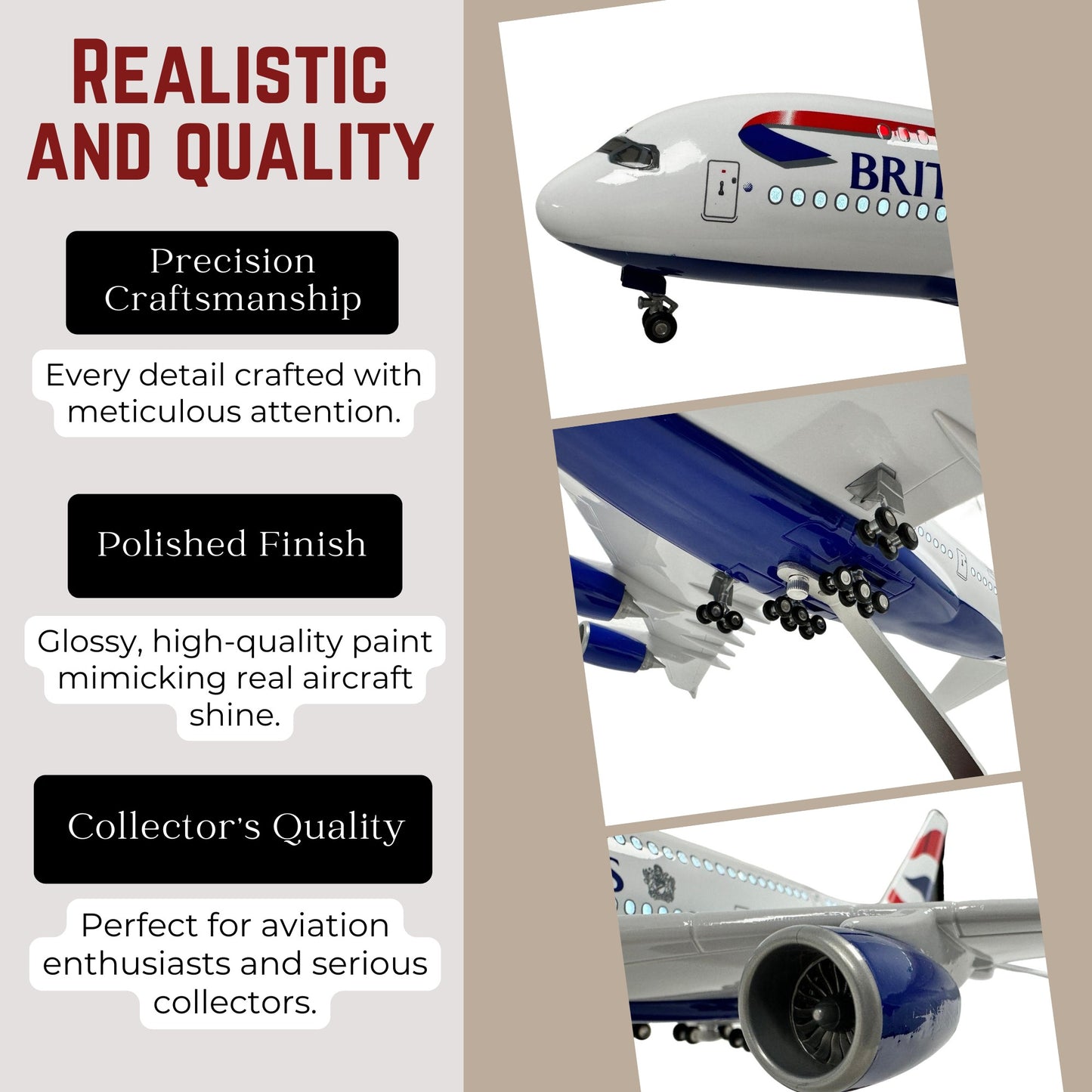 British Airways Airbus A380 Model Plane 1:160