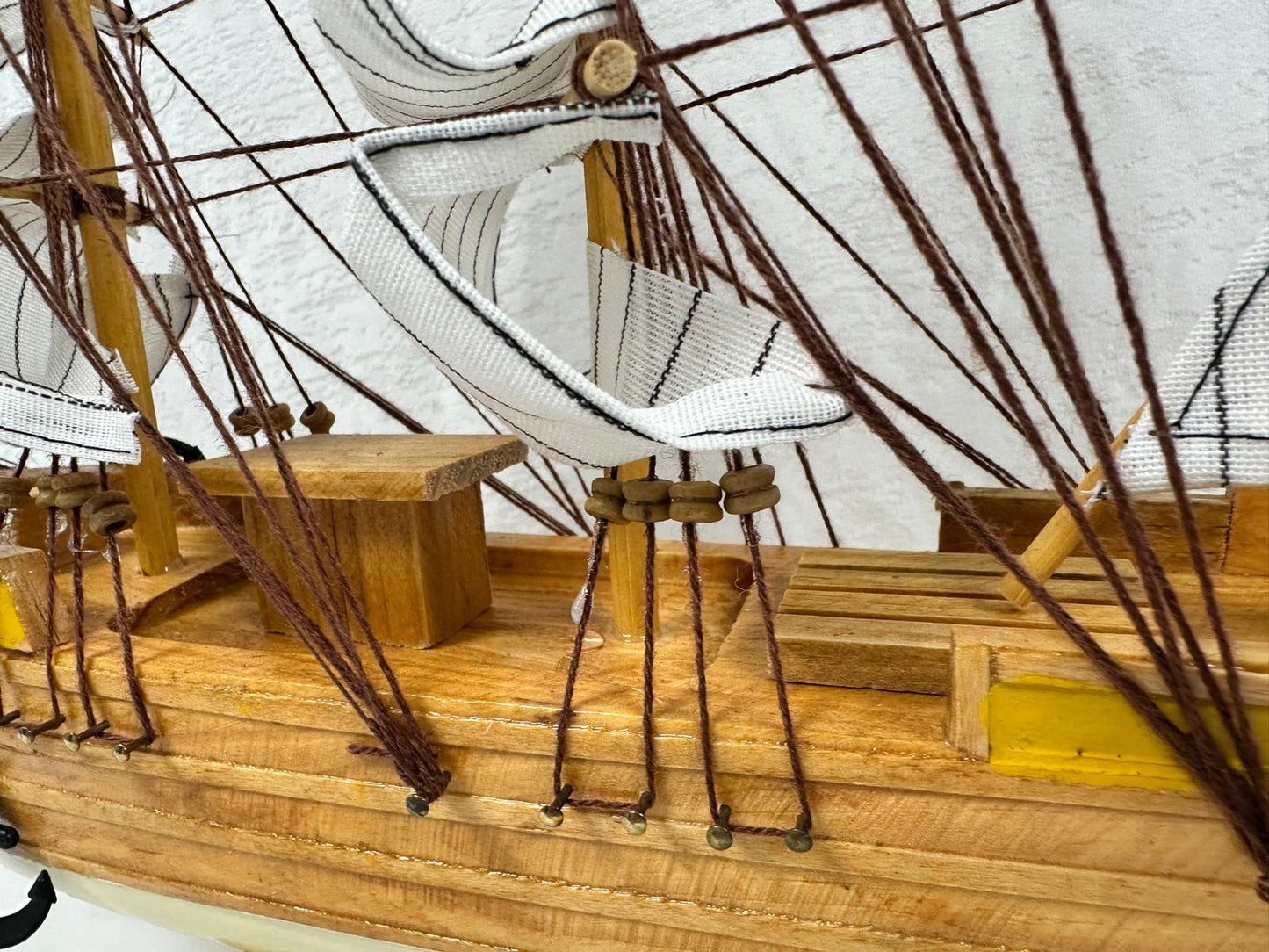 Handmade Confection Model Sea Ship 1G – 38cm with Display Stand, Fully Assembled - Authentic Replicas & Models