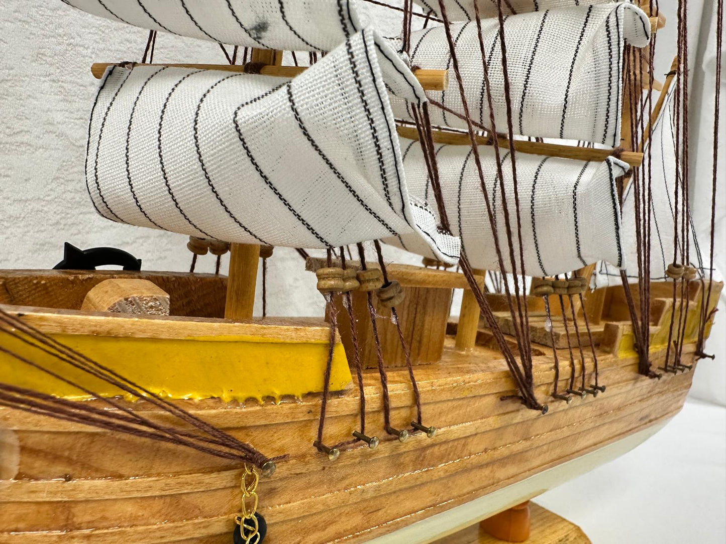 Handmade Confection Model Sea Ship 1G – 38cm with Display Stand, Fully Assembled - Authentic Replicas & Models
