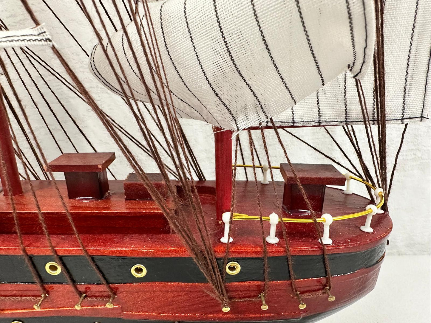 Handmade Confection Model Ship 1A – 50cm Fully Assembled with Display Stand - Authentic Replicas & Models