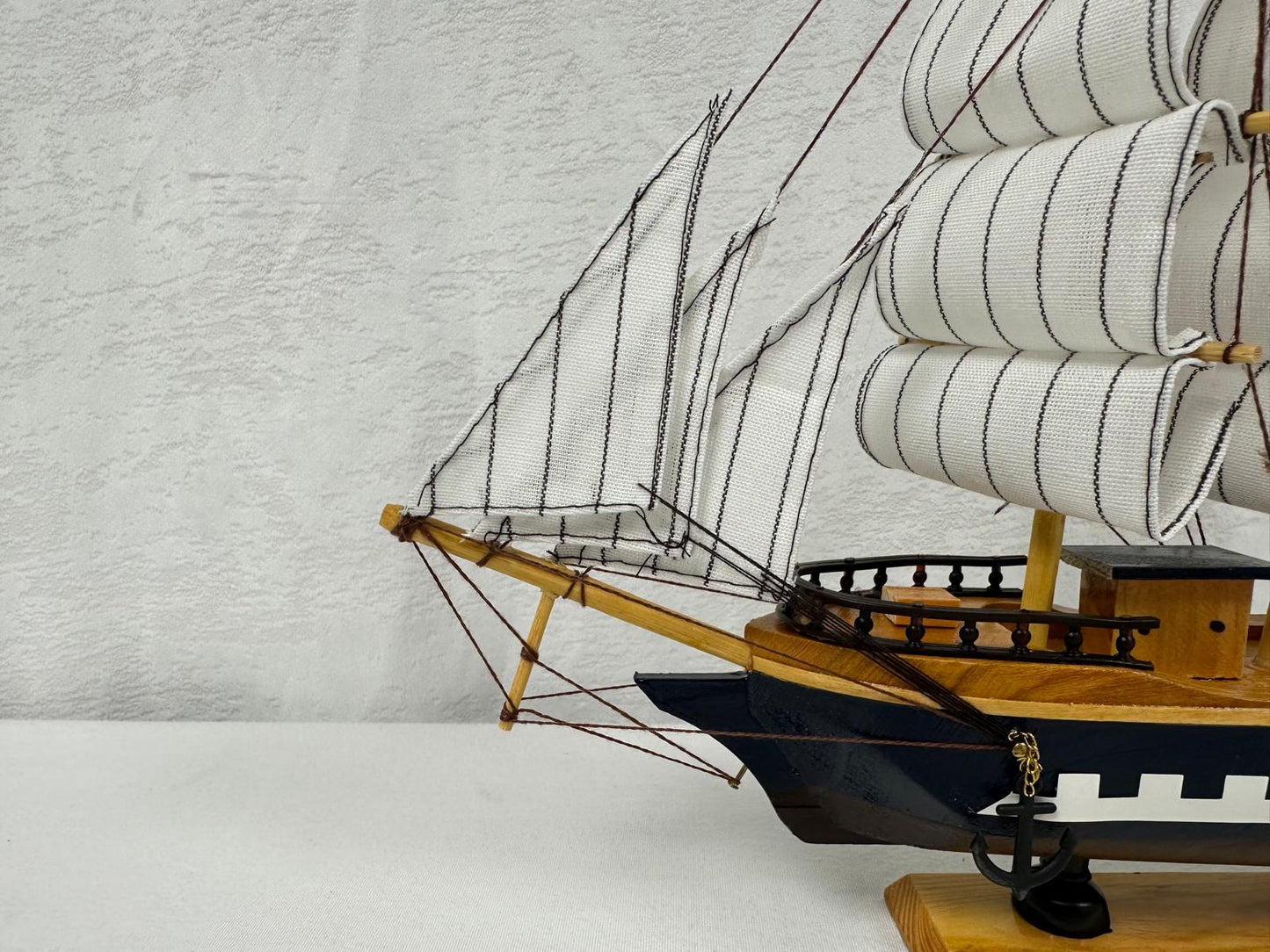 Handmade Ship Model 1J – 32cm Long, 31cm High - Authentic Replicas & Models
