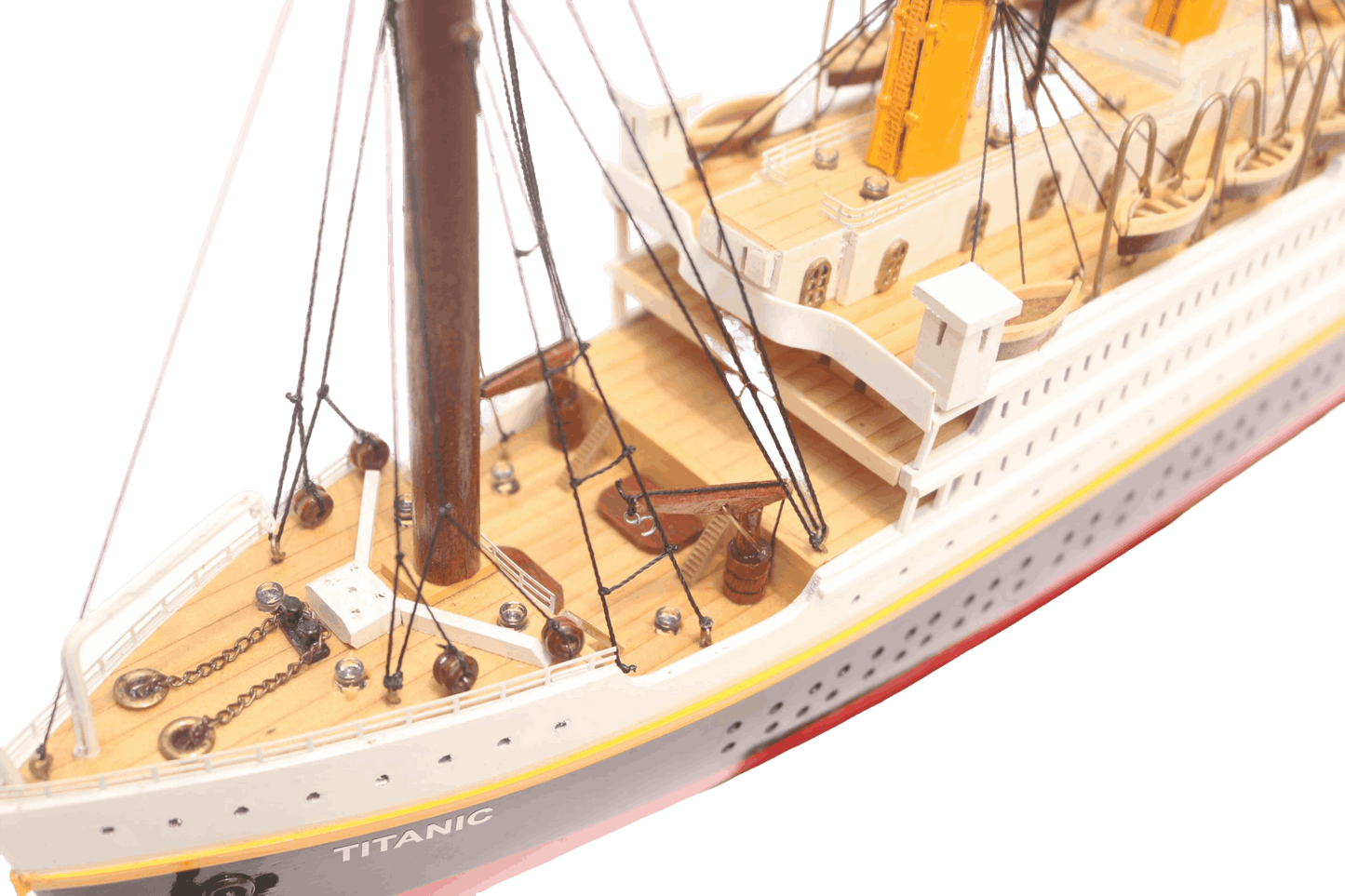 Handmade wooden Titanic ship 60cm display model