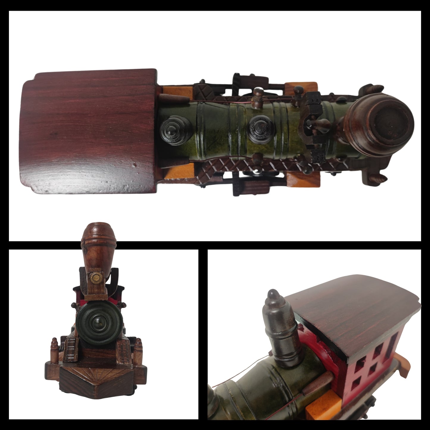 Heritage Train Wooden Model Hand Made - Authentic Replicas & Models