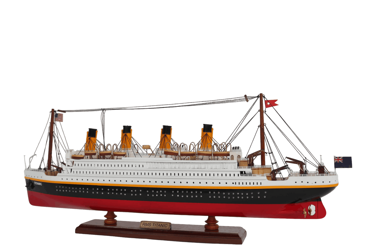 RMS Titanic Wooden Ship Model – 60cm | Handcrafted Mahogany & Acacia