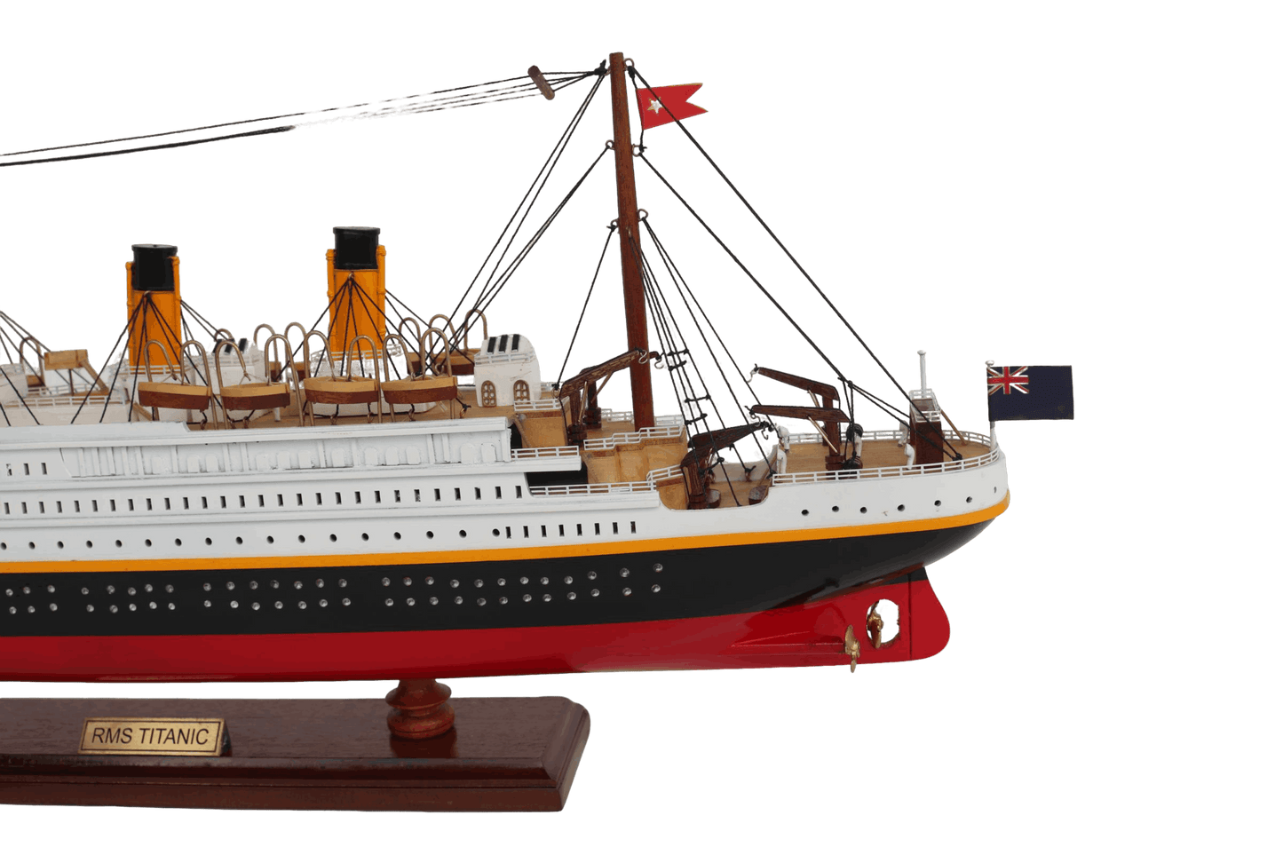 RMS Titanic Wooden Ship Model – 60cm | Handcrafted Mahogany & Acacia
