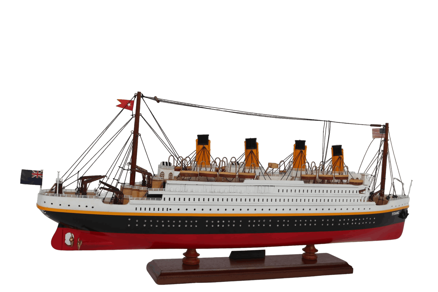 RMS Titanic Wooden Ship Model – 60cm | Handcrafted Mahogany & Acacia
