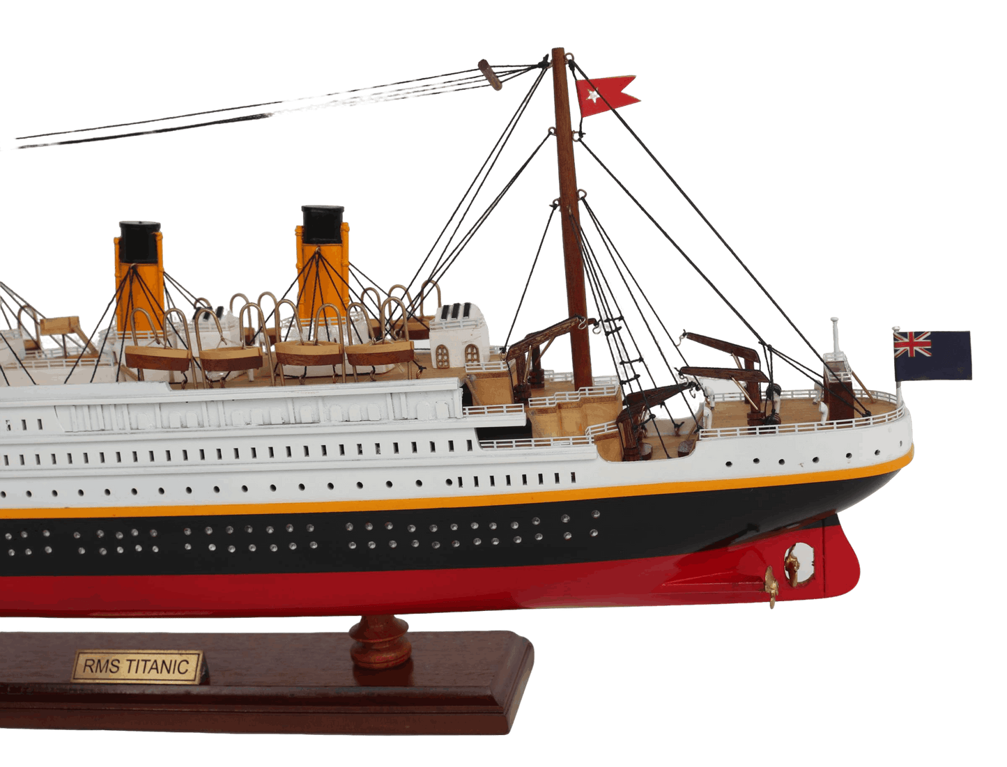 RMS Titanic Wooden Ship Model – 60cm | Handcrafted Mahogany & Acacia