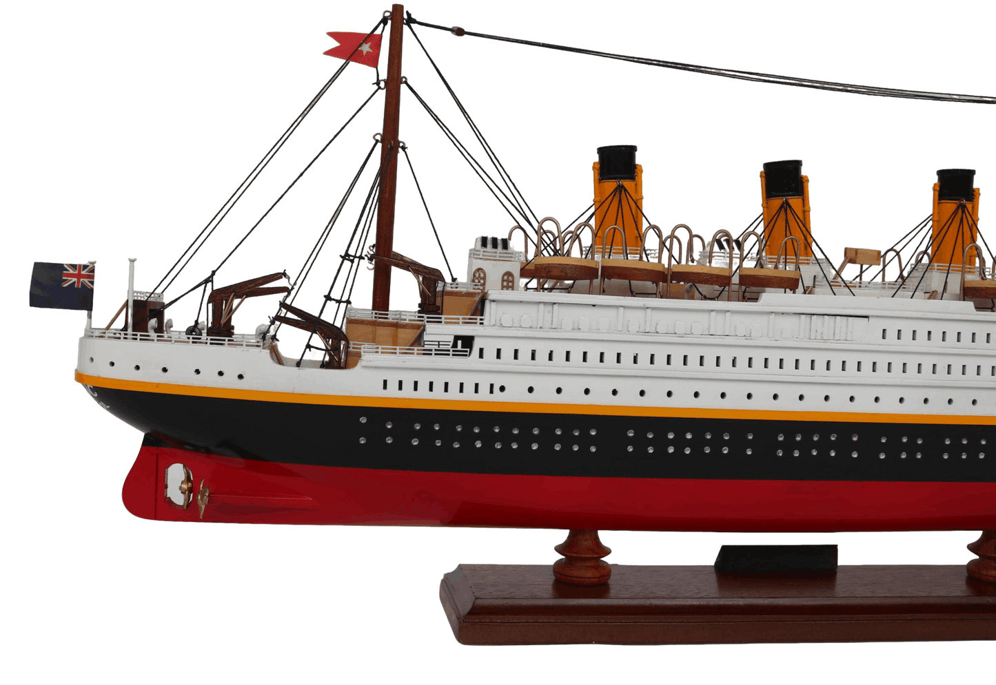 RMS Titanic Wooden Ship Model – 60cm | Handcrafted Mahogany & Acacia