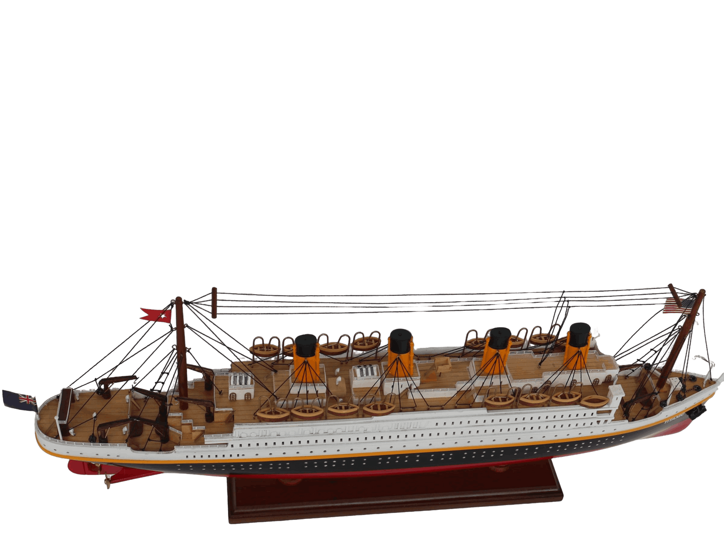 RMS Titanic Wooden Ship Model – 60cm | Handcrafted Mahogany & Acacia