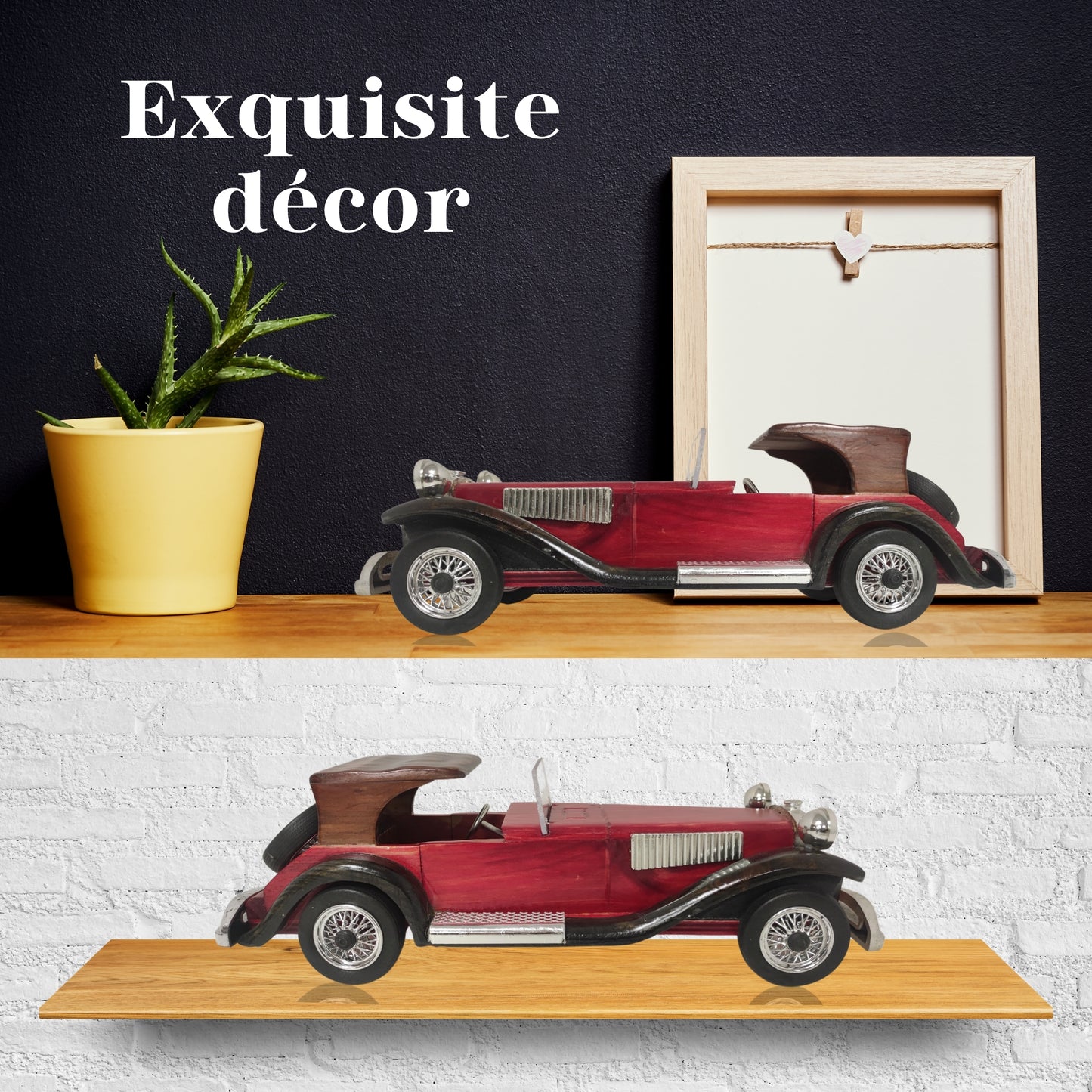 Imperial Model Car Handcrafted Wooden Classic - Authentic Replicas & Models