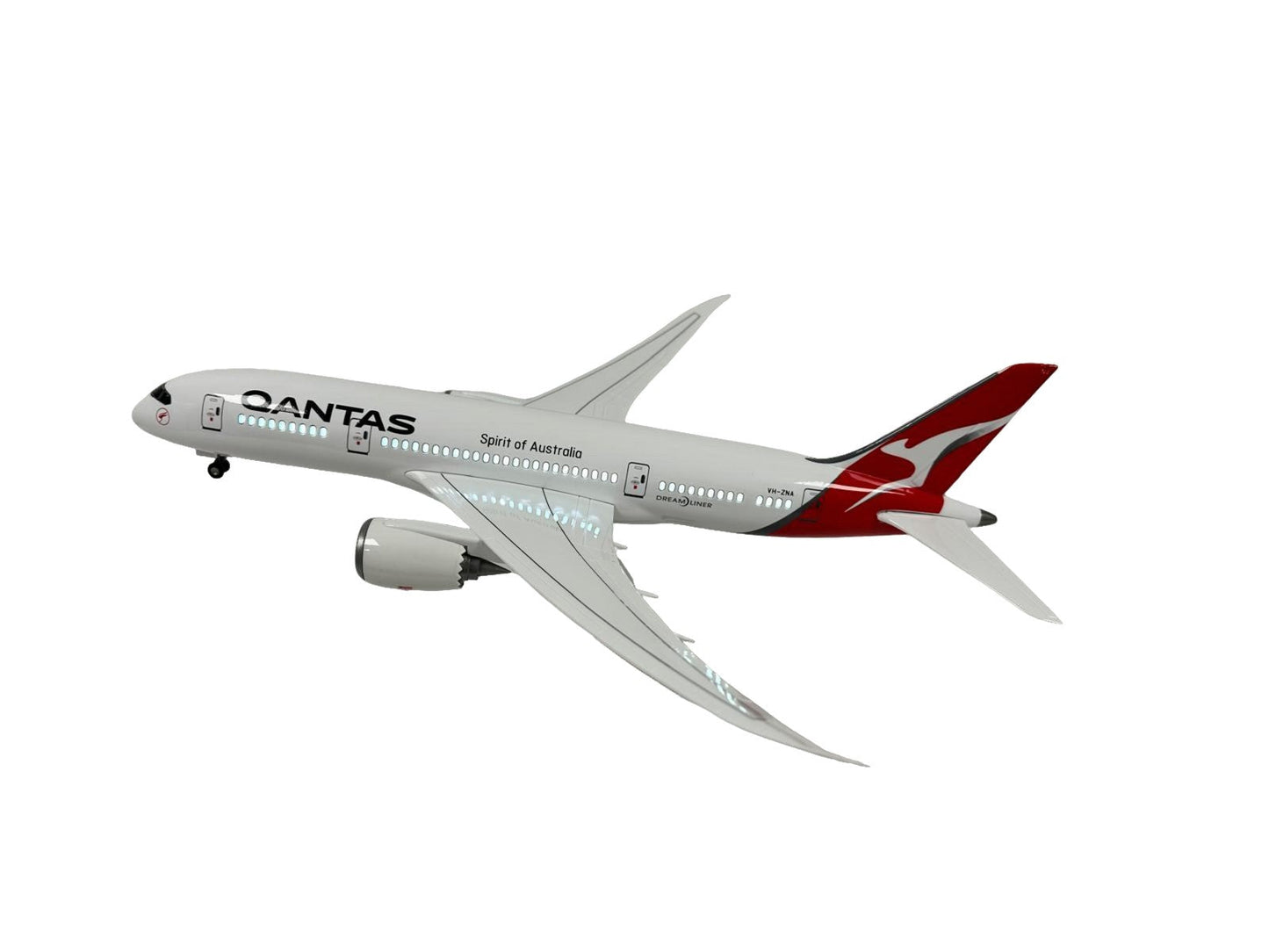 Qantas 787 Boeing Model Plane Large Scale Ideal Gift With Stand - Authentic Replicas & Models