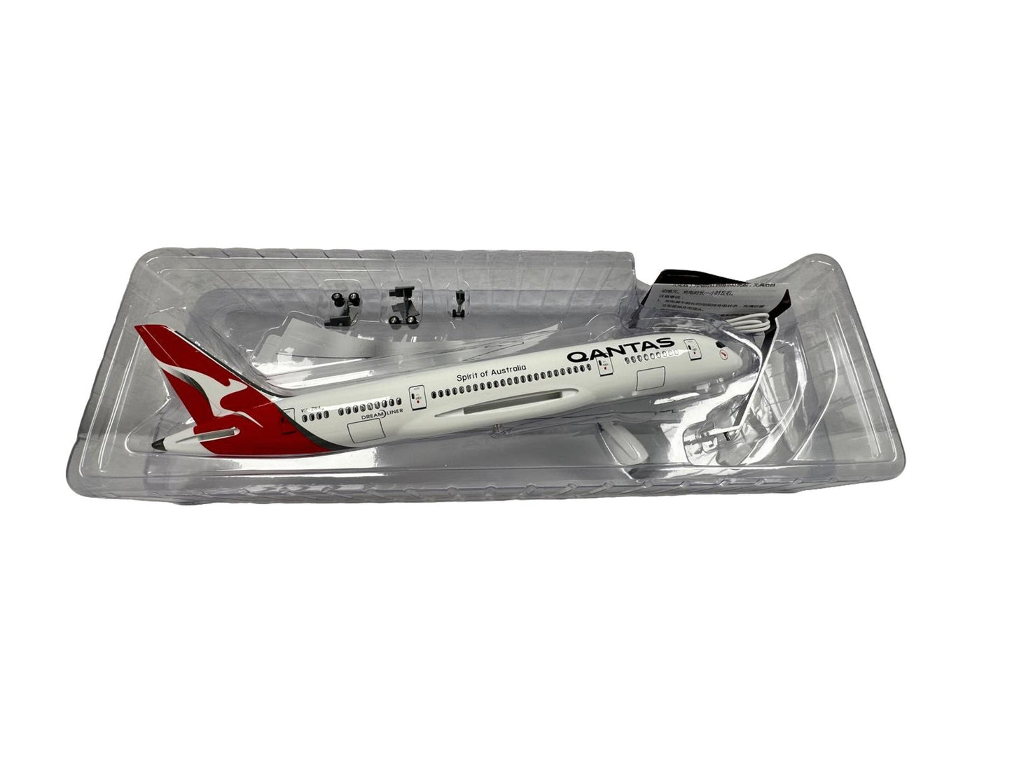 Qantas 787 Boeing Model Plane Large Scale Ideal Gift With Stand - Authentic Replicas & Models