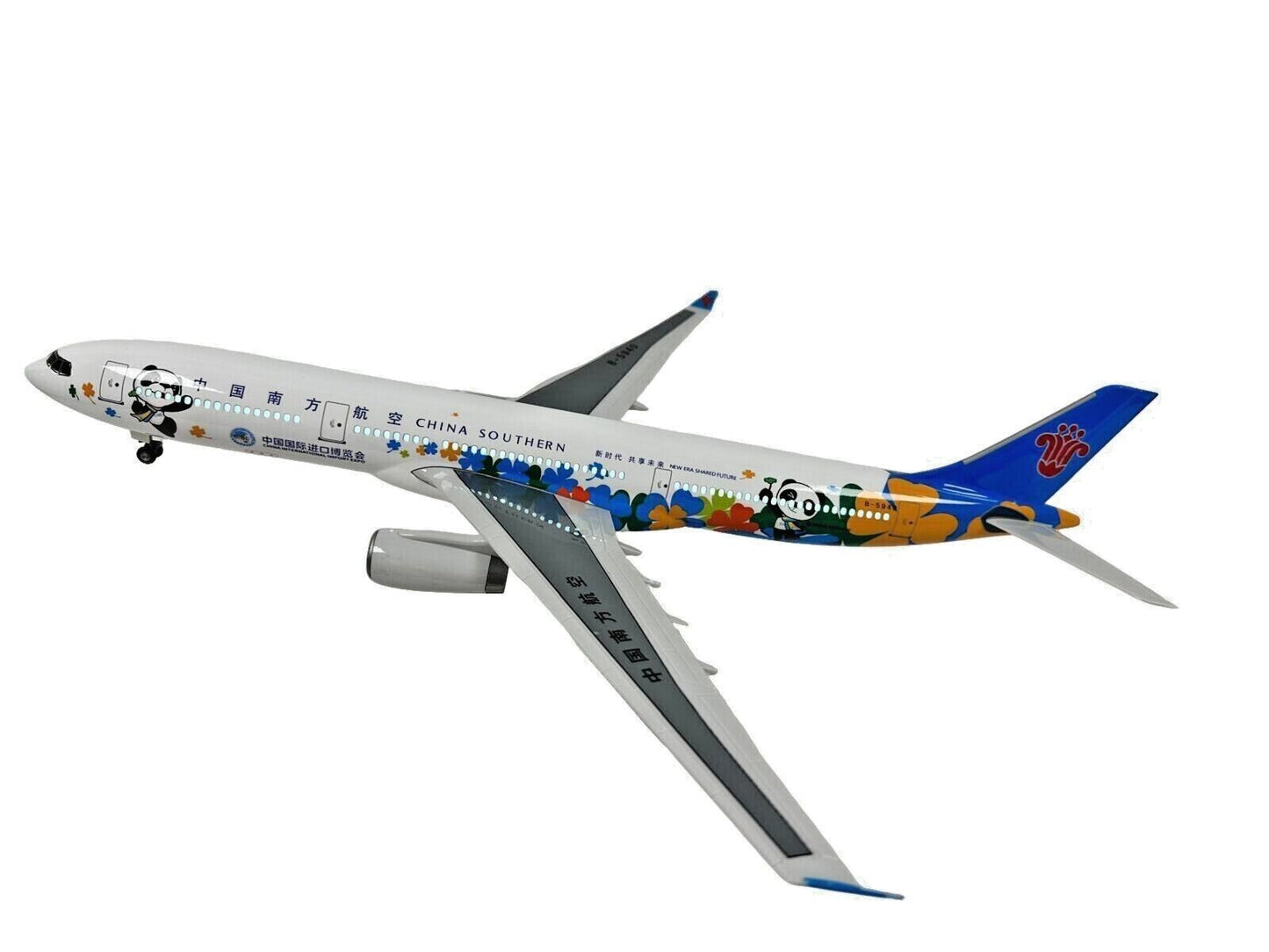 Realistic Large Scale Model Plane | Voice Activated Lights | Collectors Airplane - Authentic Replicas & Models