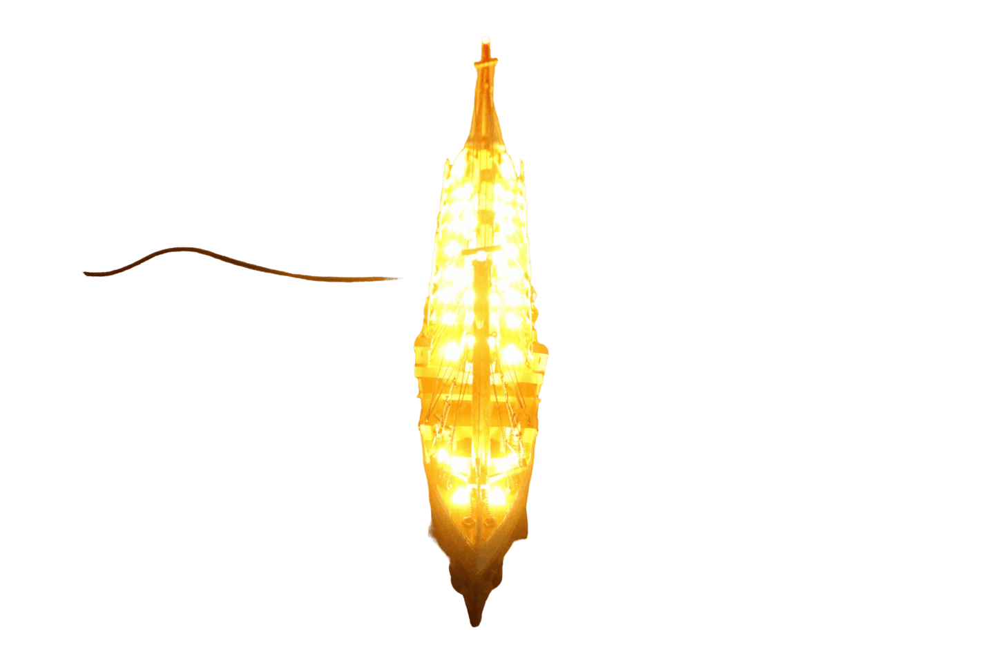 60cm wooden Titanic model detailed craftsmanship