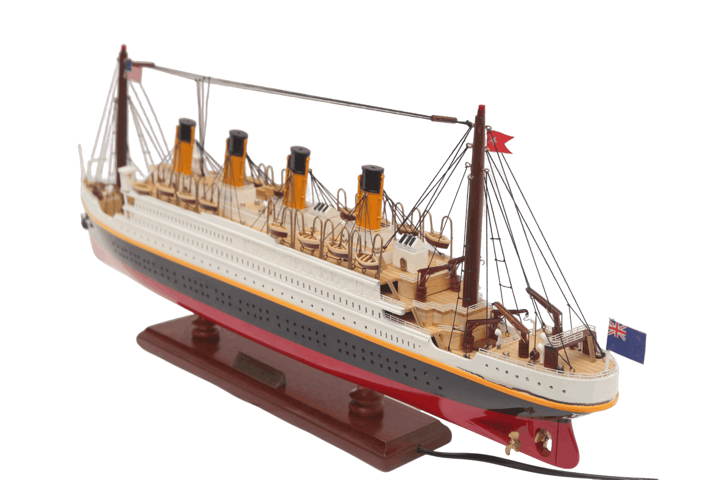 RMS Titanic model ship with internal lighting 60cm