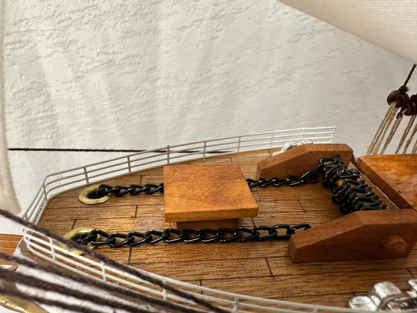 US Coast Guard Model Ship 1H – 65cm Length, Fully Assembled with Stand - Authentic Replicas & Models