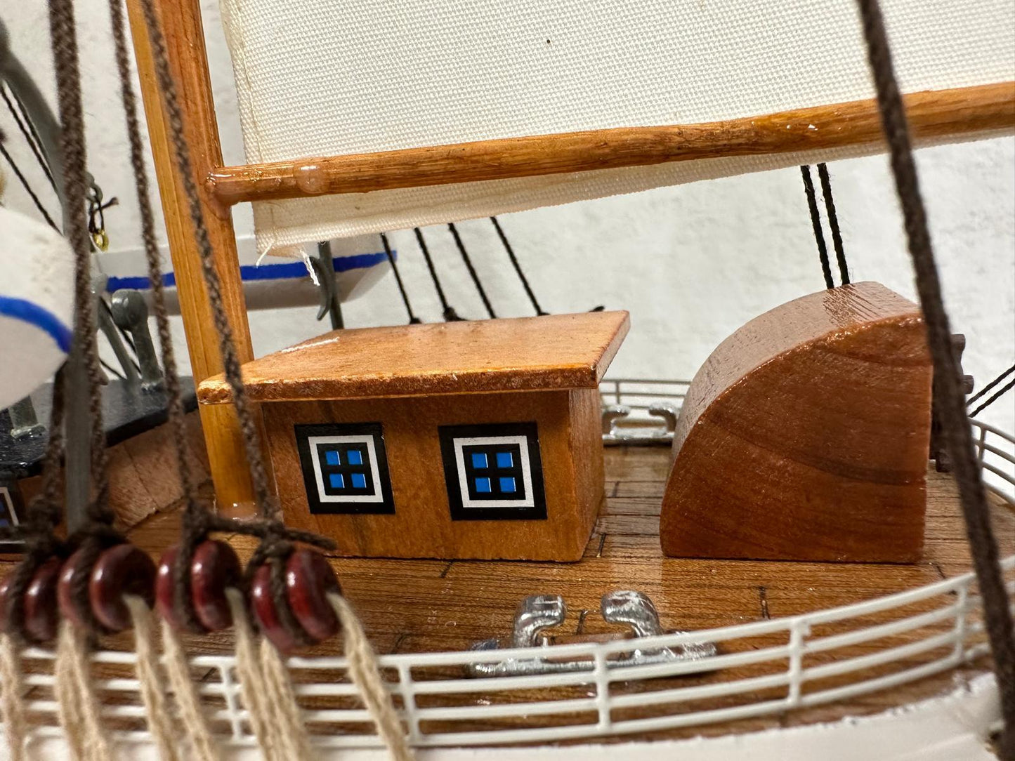 US Coast Guard Model Ship 1H – 65cm Length, Fully Assembled with Stand - Authentic Replicas & Models
