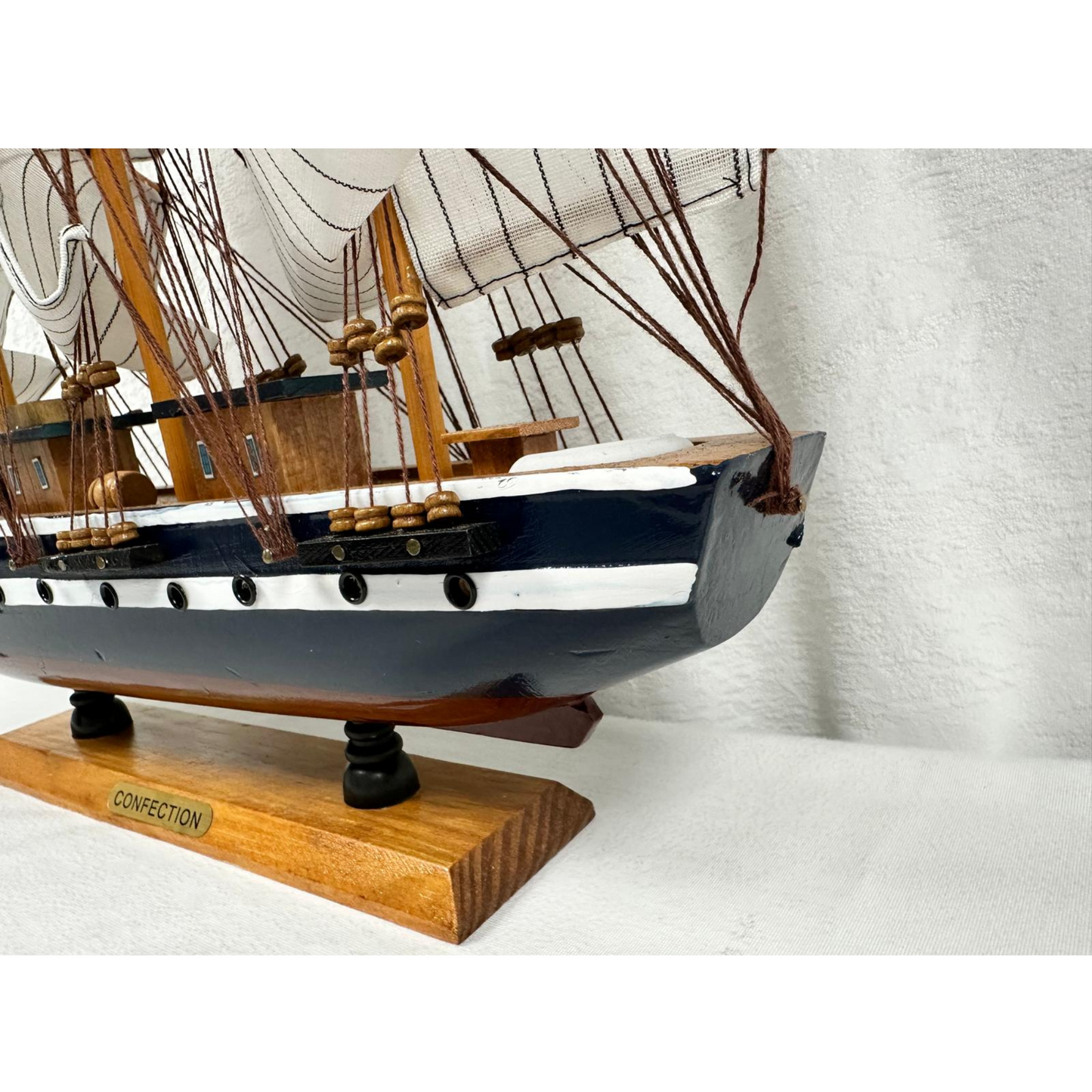 Confection Sailing Ship Model 1M – Handmade Wooden Display Ship 48 cm