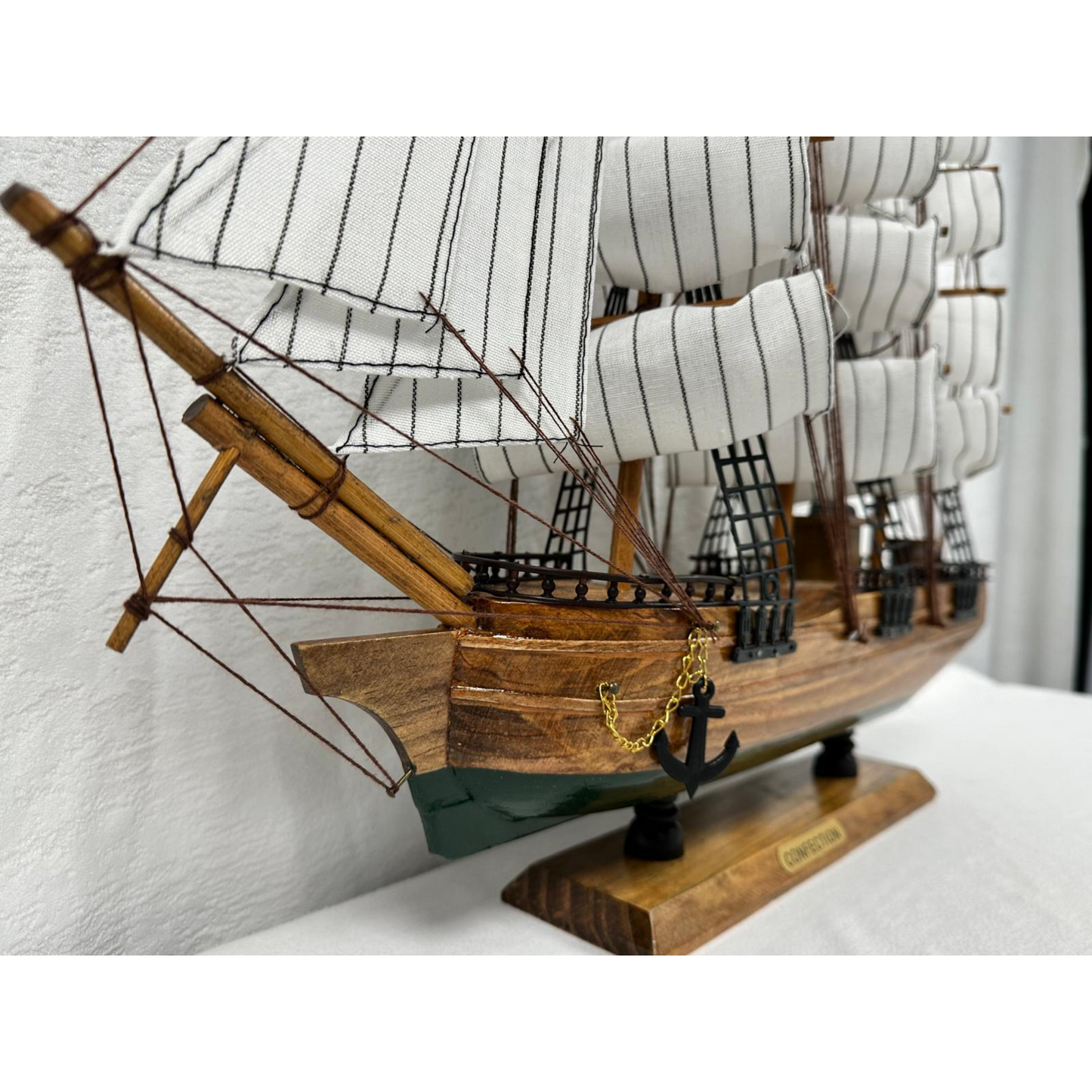 Confection Sailing Ship Model 2C – Handmade Wooden Display Ship 49 cm