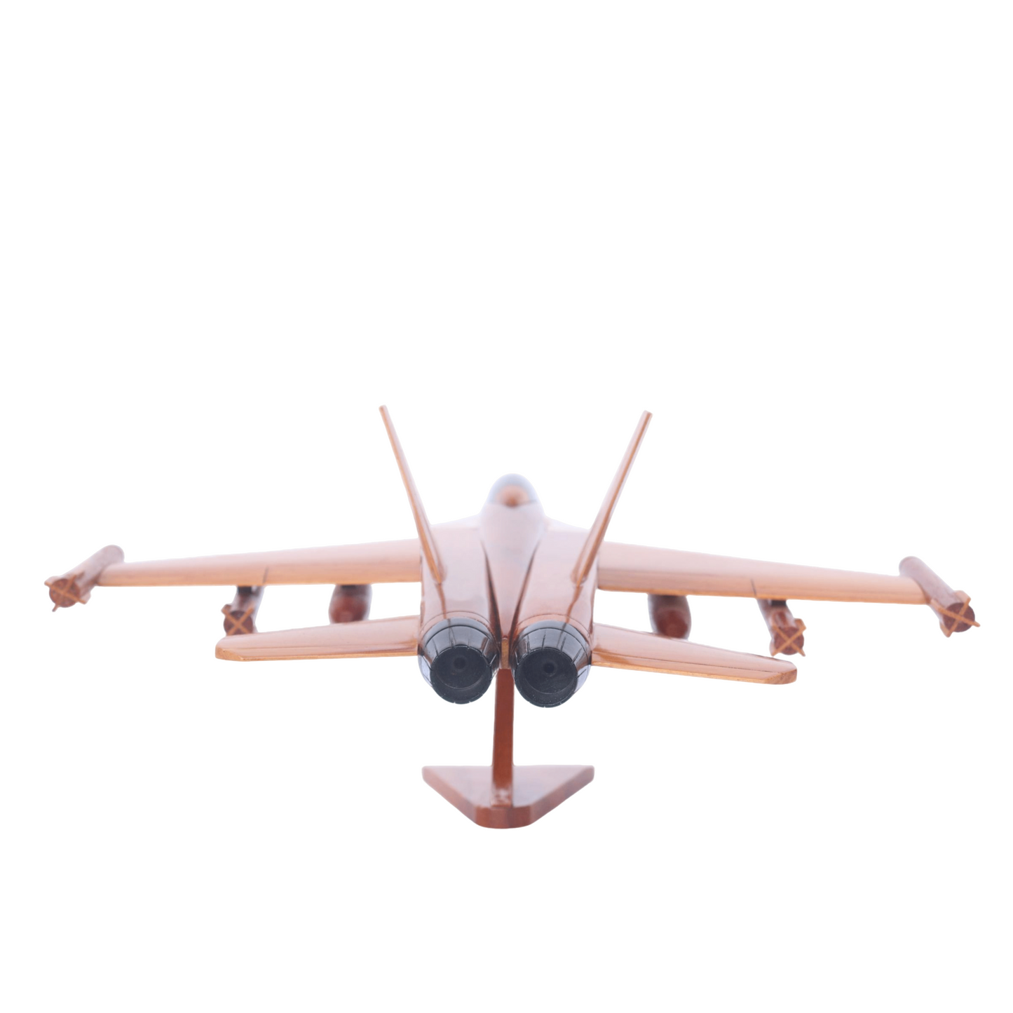 F-18 Super Hornet Wooden Jet - Premium Display Model