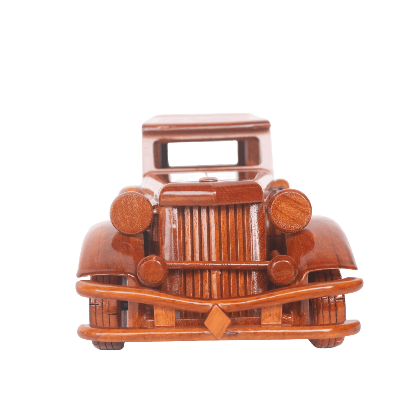 Duesenberg SJ Handcrafted Wooden Model Car | Classic 1933 Mahogany Phaeton