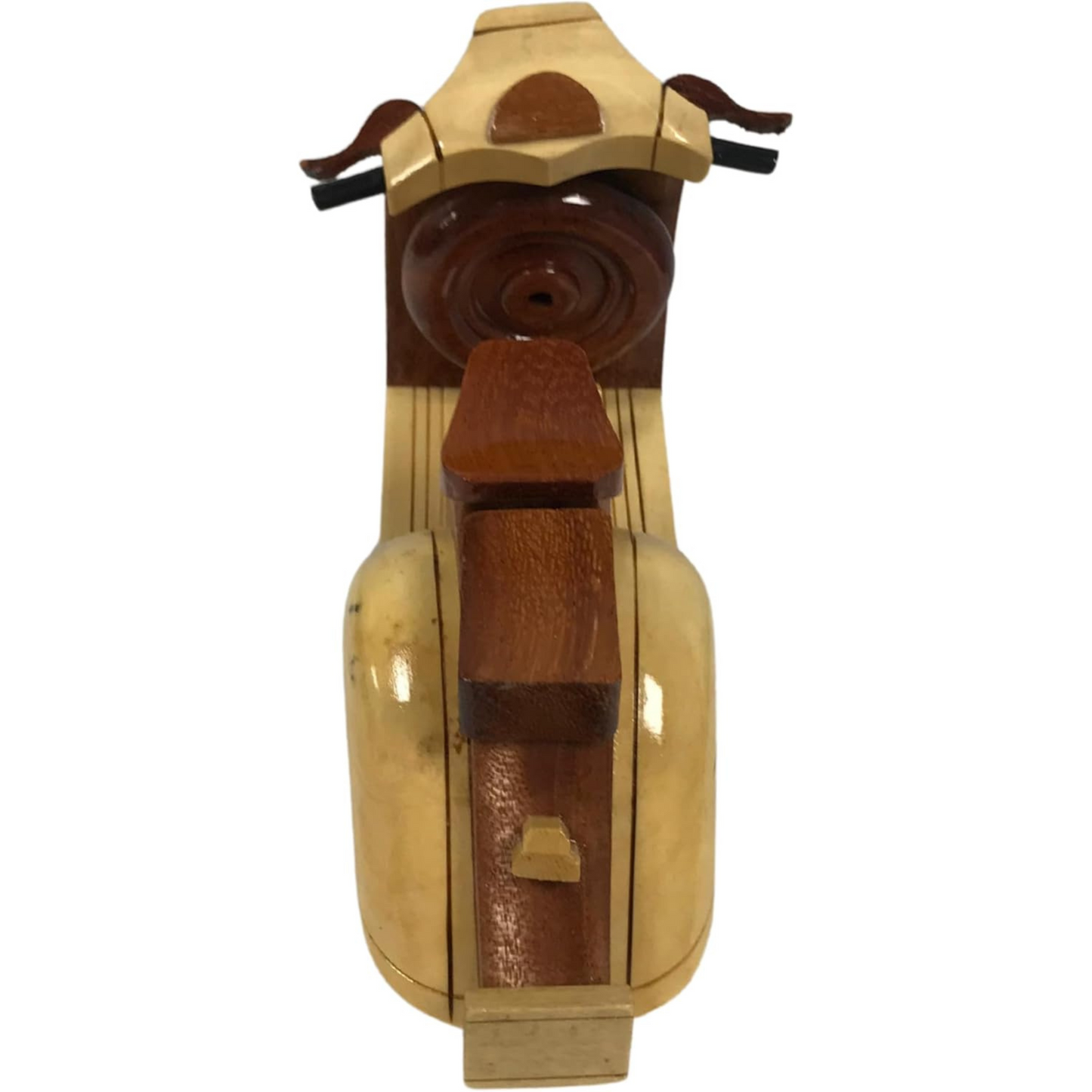 Handmade Wooden Vespa Model – Retro Scooter Decor 22 cm