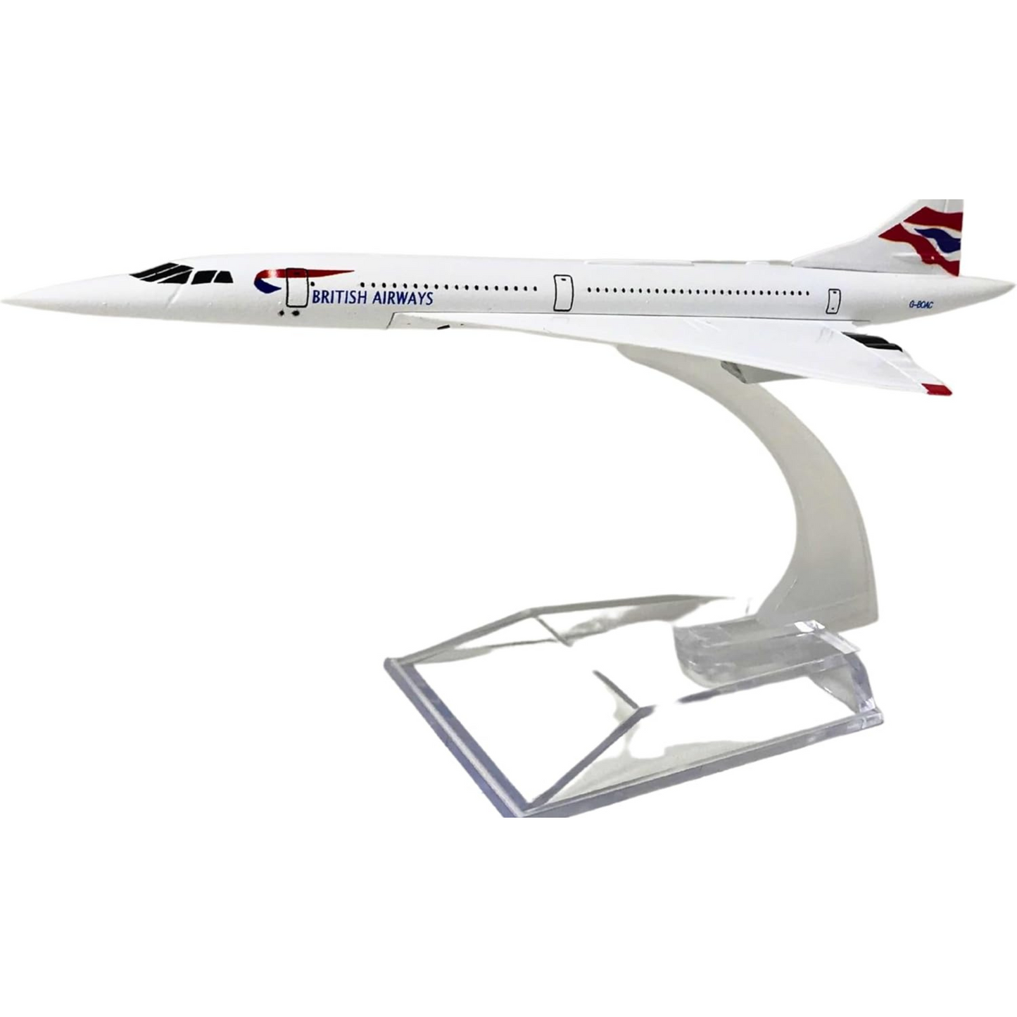 Authentic R & M Concorde Model Mini Jet Replica with Stand | Aviation Gift for A