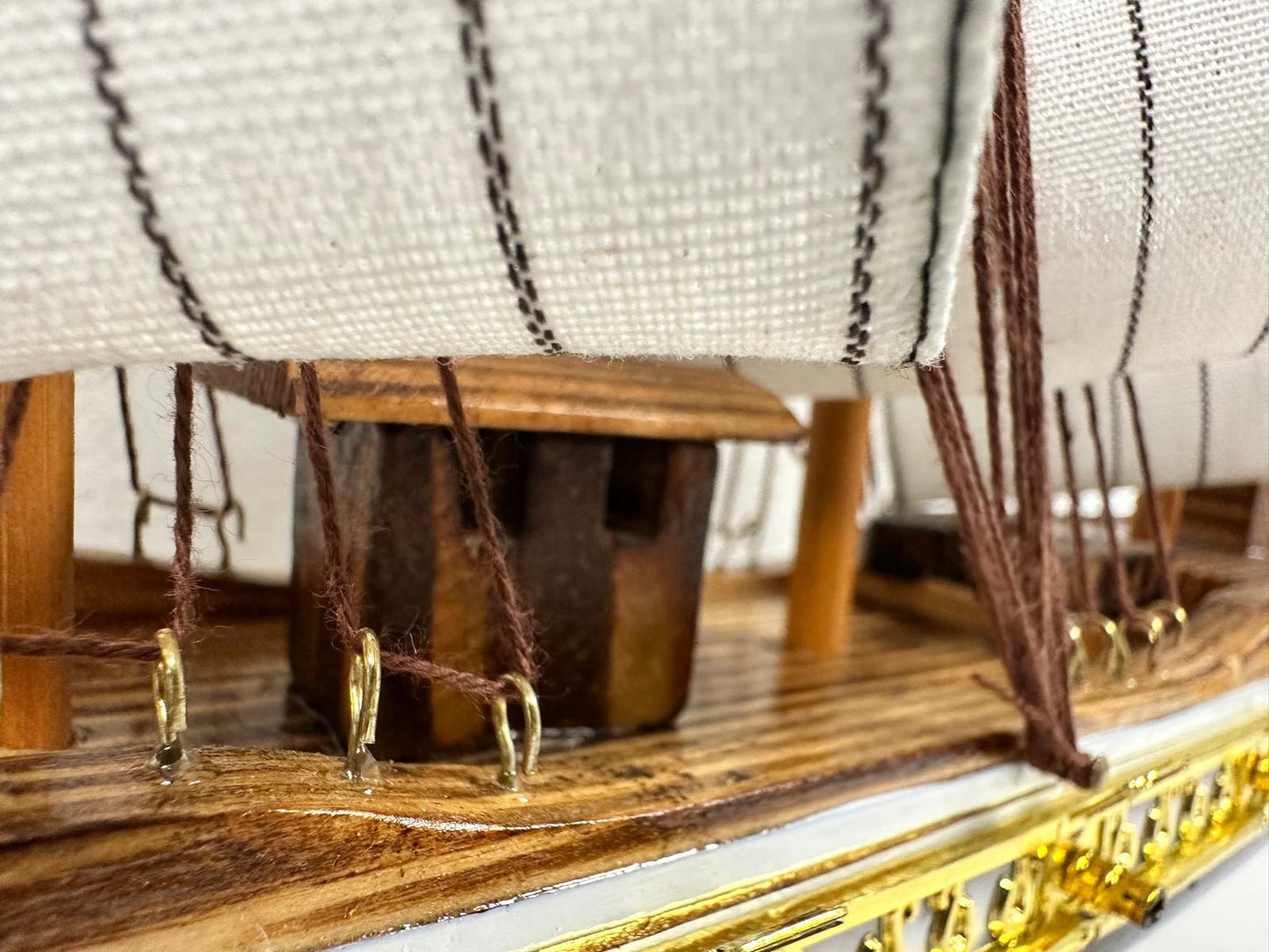 Confection Sailing Ship Model 1D Handmade Wooden Display Ship 44 cm