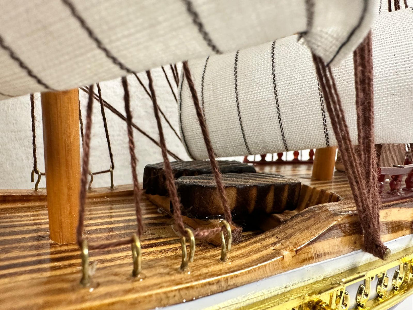 Confection Sailing Ship Model 1D Handmade Wooden Display Ship 44 cm
