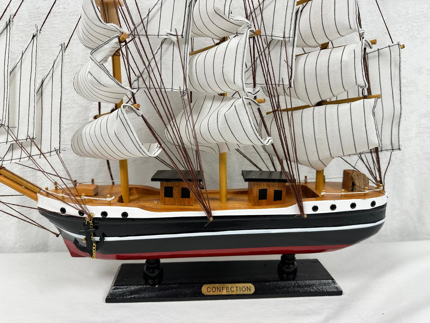 Confection Sailing Ship Model 1E – Handmade Wooden Display Ship 50 cm