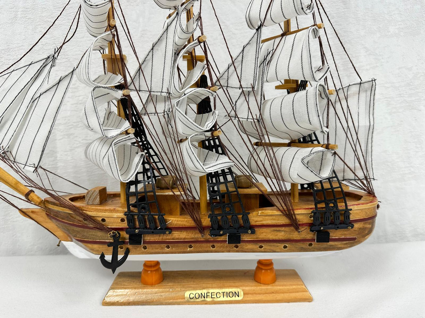 Confection Sailing Ship Model 1F – Handmade Wooden Display Ship 45 cm