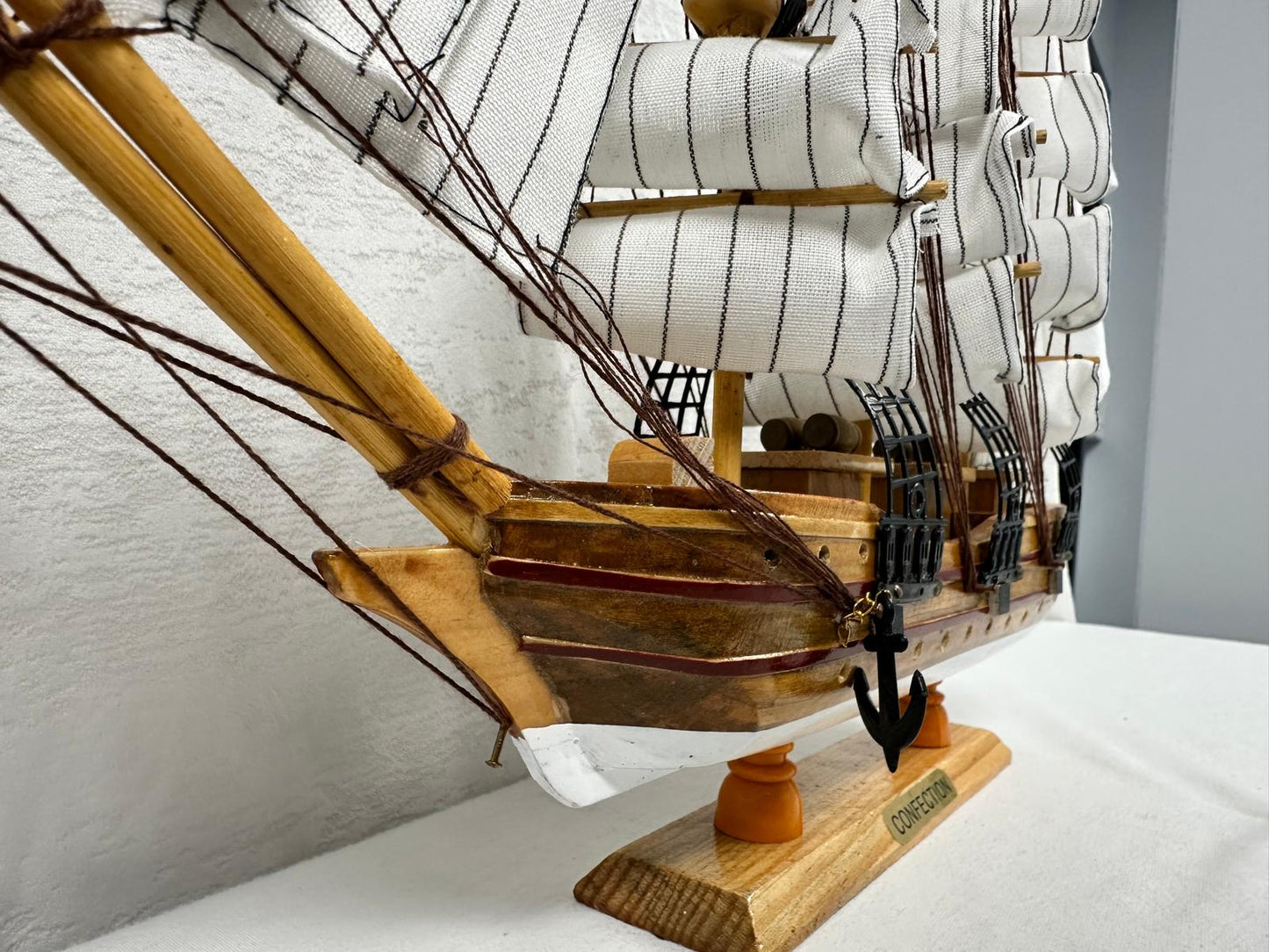 Confection Sailing Ship Model 1F – Handmade Wooden Display Ship 45 cm