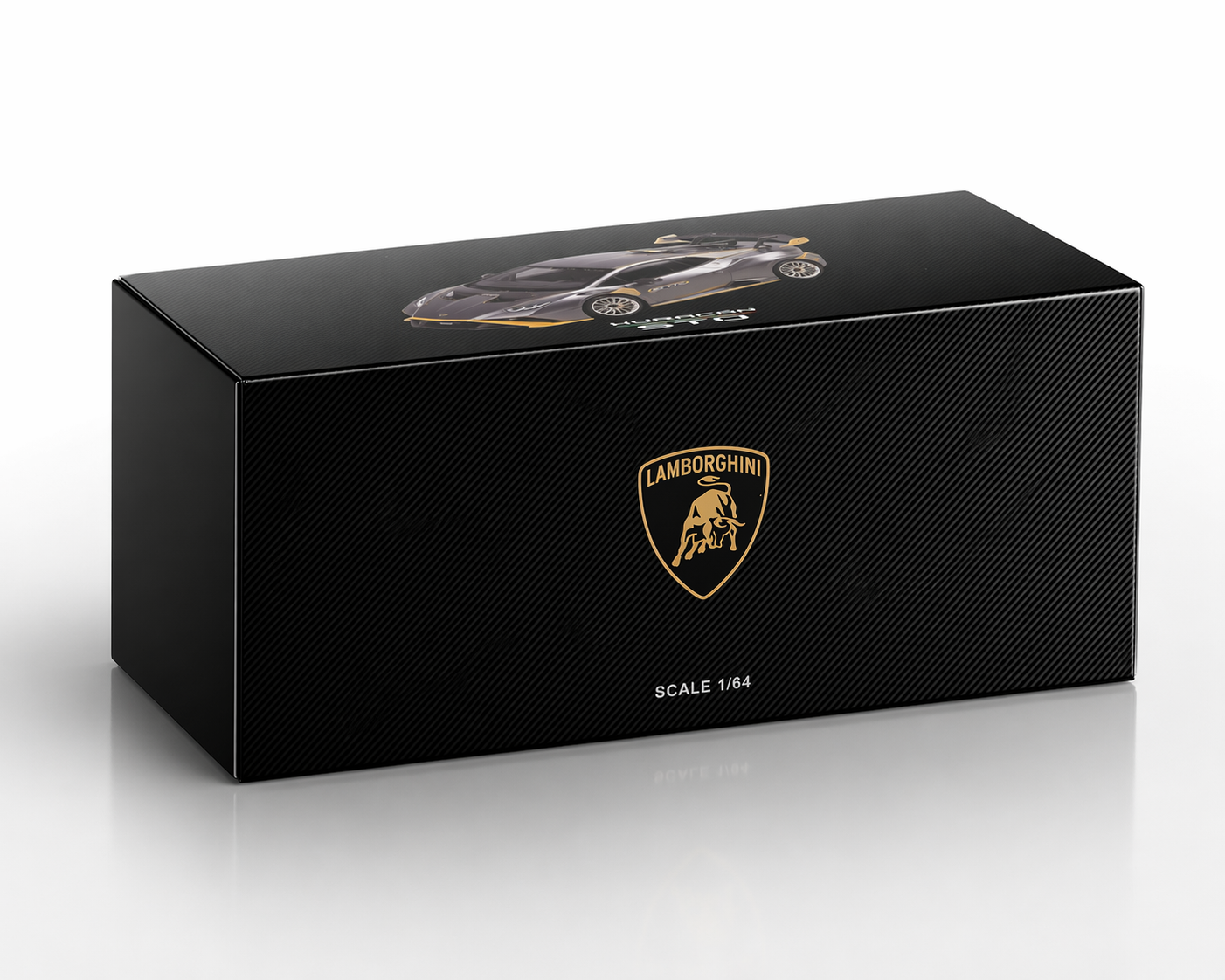 LCD Model Lamborghini Huracan STO 1:64 Die-Cast Model Silver Grey