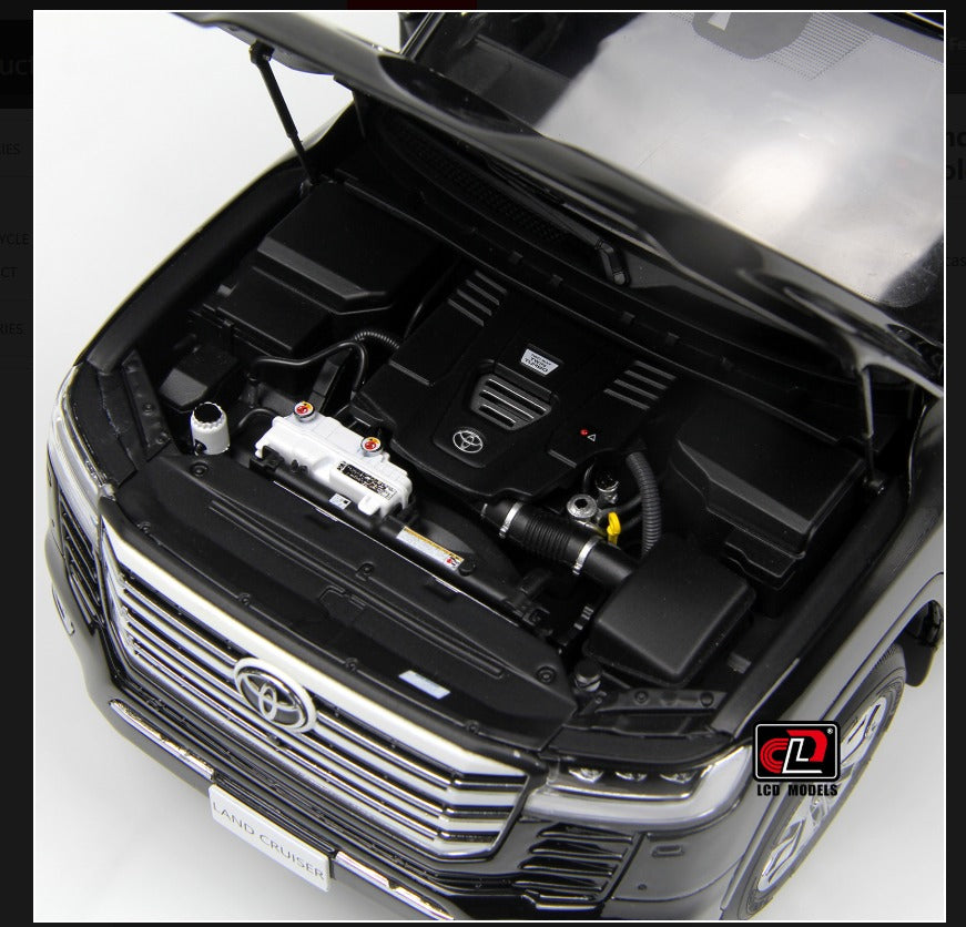 LCD Models Toyota Land Cruiser 300-ZX Die-Cast Model Car 1:18 Black