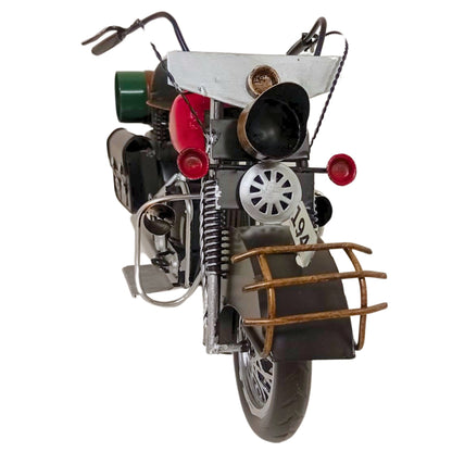 Large Assembled Motorcycle Model | Vintage Motorbike Display Piece | Home or Office - Authentic Replicas & Models