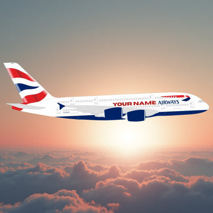 Personalised British Airways A380 Model
