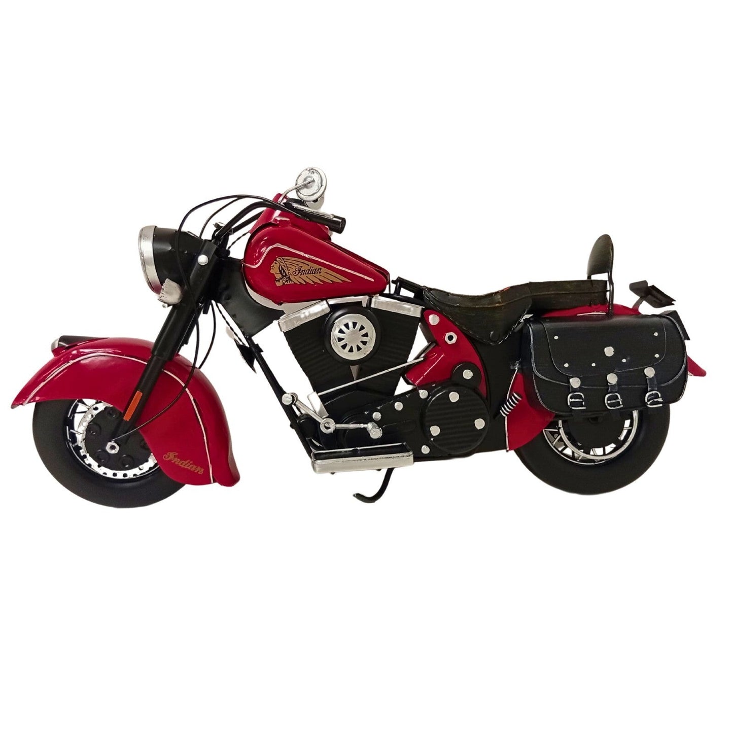 Motorcycle Model Large | Handcrafted Indian-Style| Display | Collectible