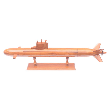 USSR Akula Class LARGE Nuclear Submarine Wooden Model | 62.5 cm