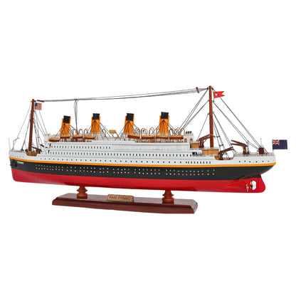 RMS Titanic Wooden Ship Model – 60cm | Handcrafted Mahogany & Acacia