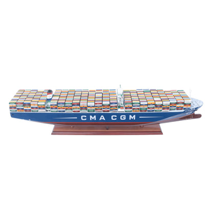 CMA CGM Marco Polo Wooden Model Ship 71 cm