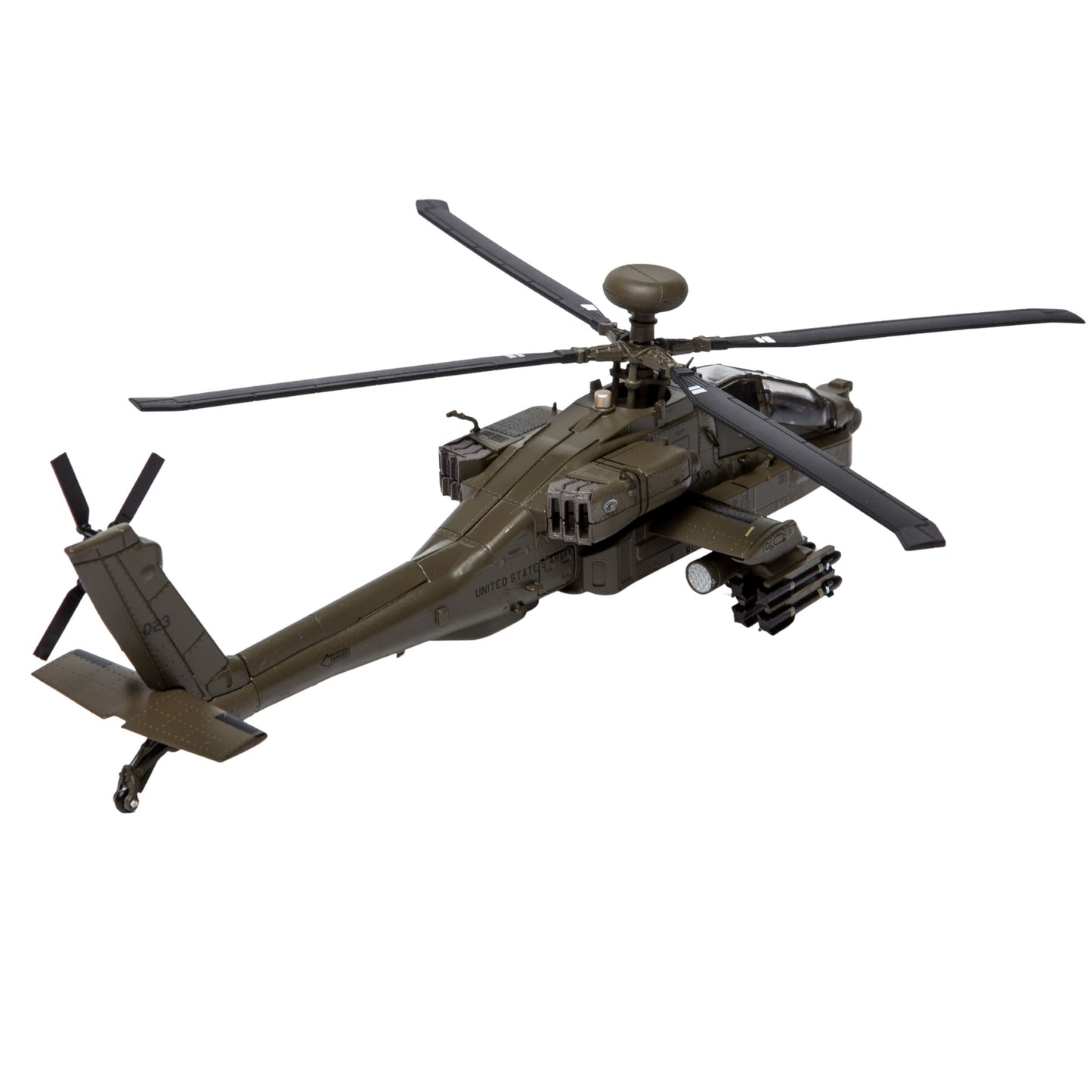 AH-64 Apache – US Army Attack Helicopter Diecast Model 1:72